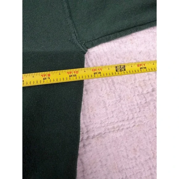 Vintage Jerzees GreenBay Packers Sweatshirt Green Size L - Picture 7 of 7